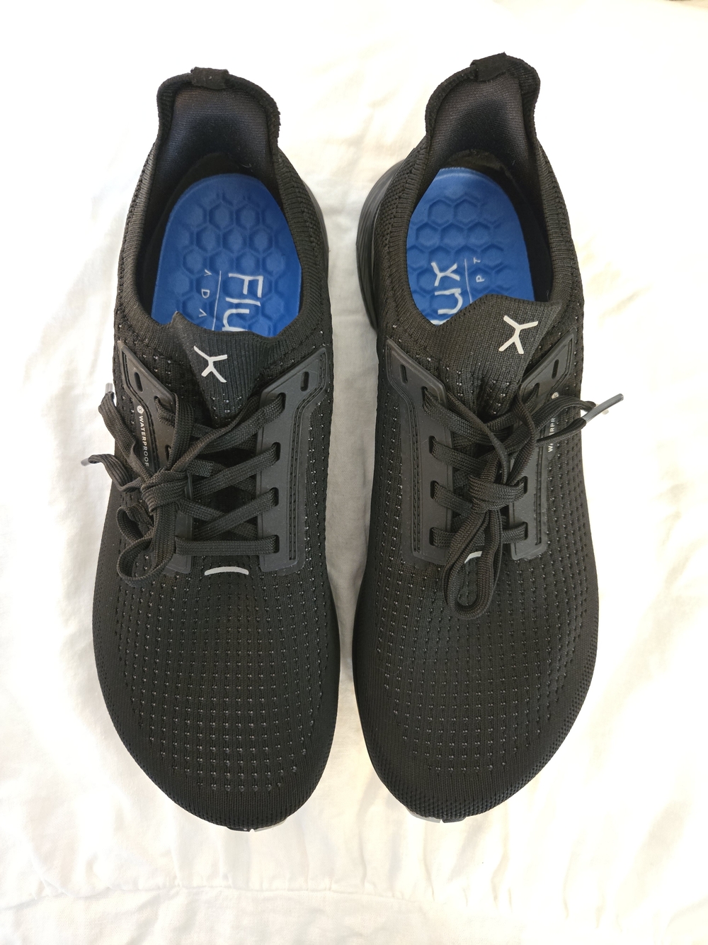 Flux Adapt Runner H20 Pro Black Mens 9 Womens 10.5 Waterproof Athletic Shoes - Picture 3 of 8